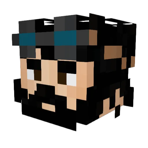 provoc98 Minecraft avatar head, 3D render