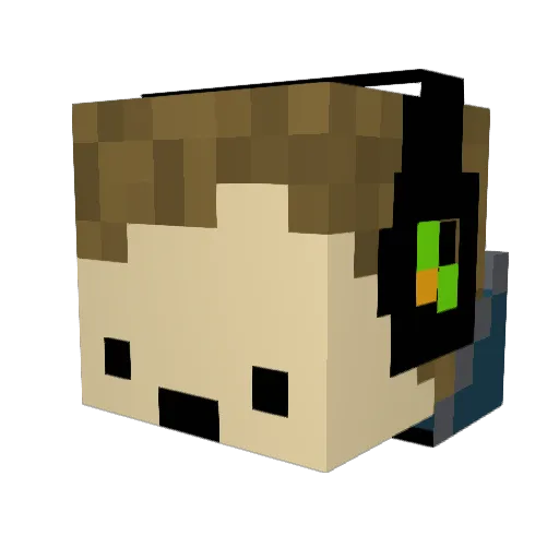 proxa1647 Minecraft avatar head, 3D render