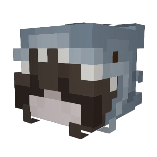 proxiaa Minecraft avatar head, 3D render