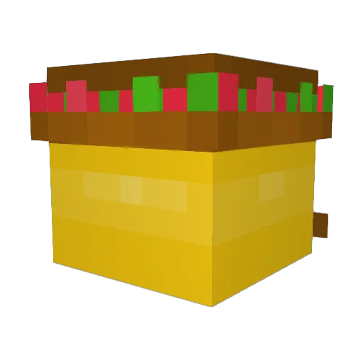 proxisquare Minecraft avatar head, 3D render