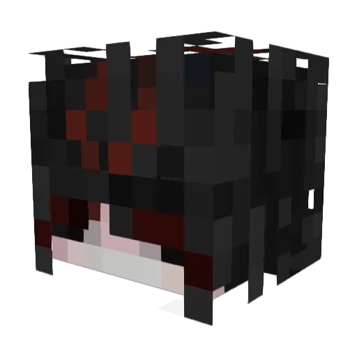 proxy_lang Minecraft avatar head, 3D render