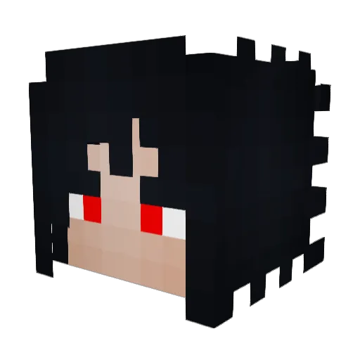 proxyyyXDDD Minecraft avatar head, 3D render