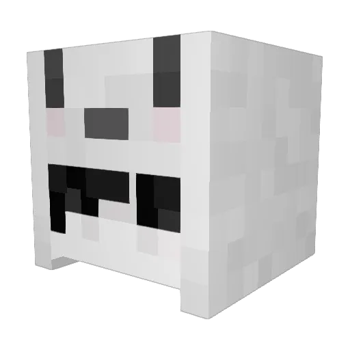 proxyyyyyyyyyyyy Minecraft avatar head, 3D render
