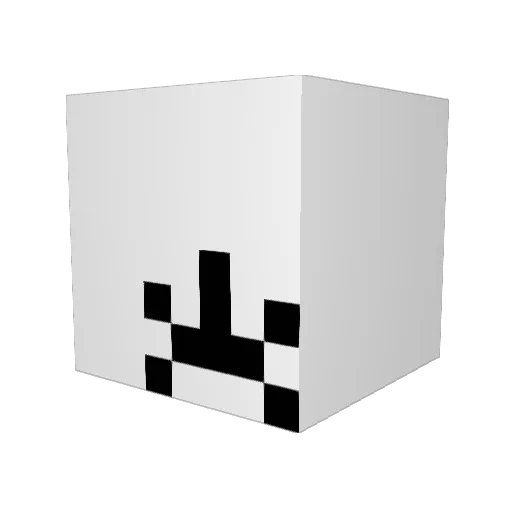 prups_child Minecraft avatar head, 3D render
