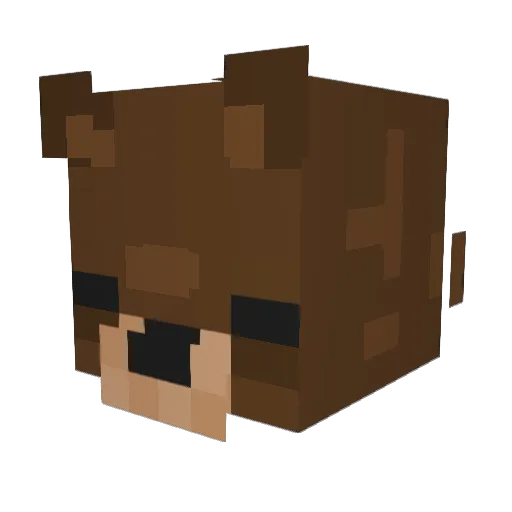 prxx2 Minecraft avatar head, 3D render