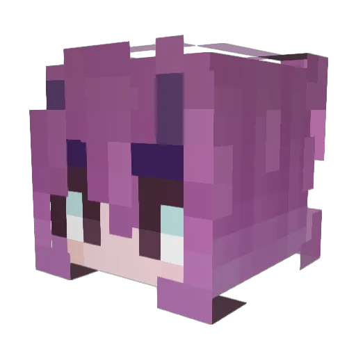 prycwrn Minecraft avatar head, 3D render