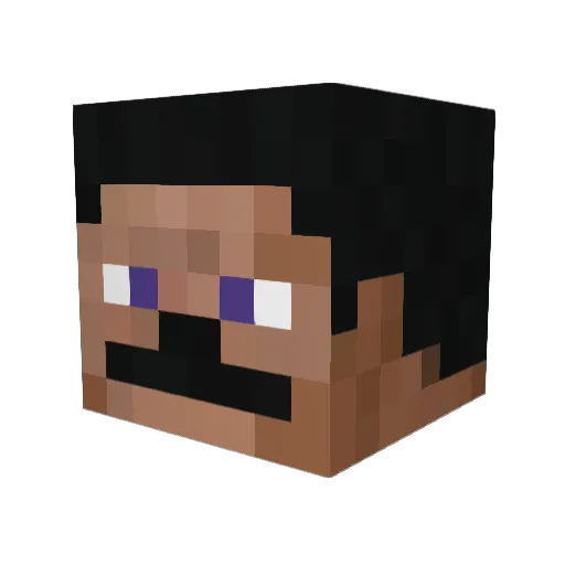 pryvit Minecraft avatar head, 3D render