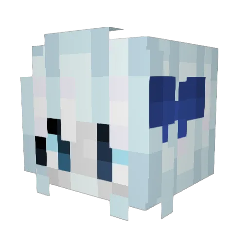 przcsl Minecraft avatar head, 3D render