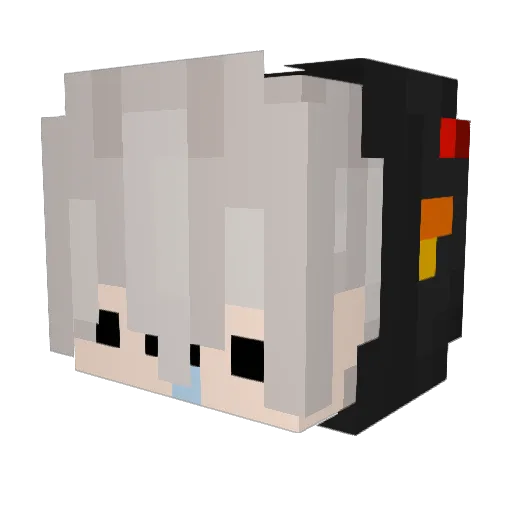 przeciag Minecraft avatar head, 3D render
