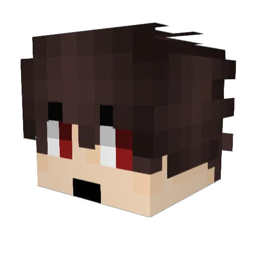 przegusssss Minecraft avatar head, 3D render