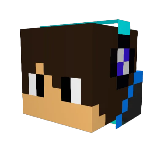 przemon34 Minecraft avatar head, 3D render