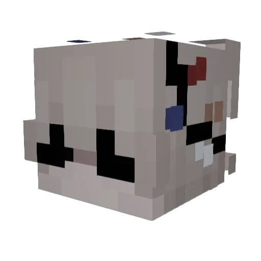 przymvs Minecraft avatar head, 3D render