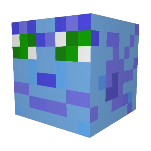 ps46 Minecraft avatar head, 3D render