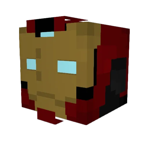 psYShoX Minecraft avatar head, 3D render