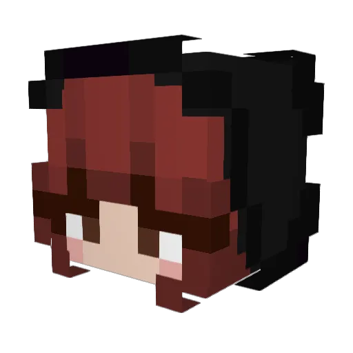 ps_sherman Minecraft avatar head, 3D render
