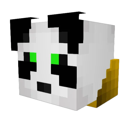 psaaikNserious Minecraft avatar head, 3D render