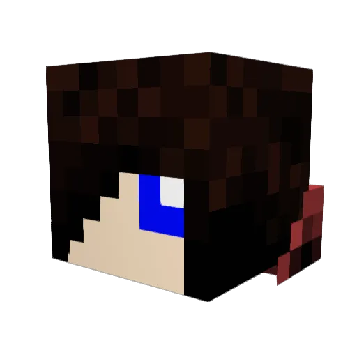 psdaos Minecraft avatar head, 3D render
