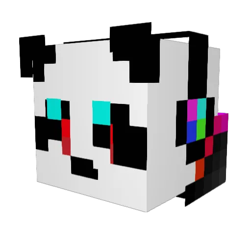 psgamessummer Minecraft avatar head, 3D render