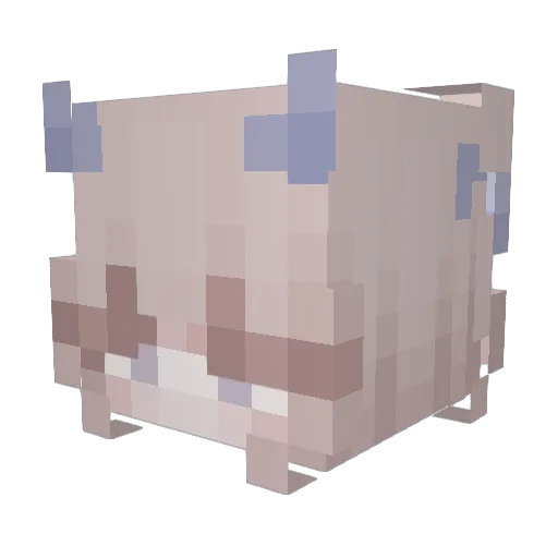 psh7556 Minecraft avatar head, 3D render