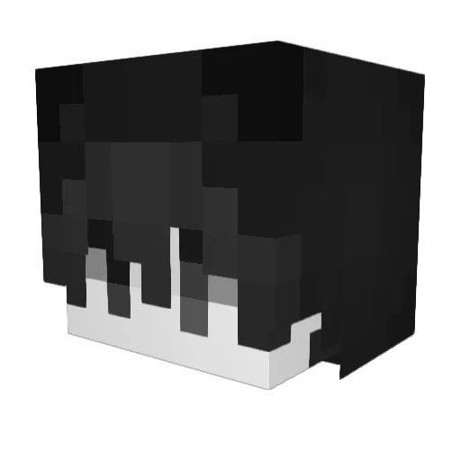 psherekitty Minecraft avatar head, 3D render