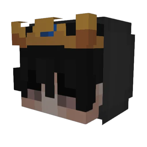 psihu Minecraft avatar head, 3D render