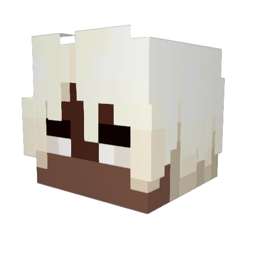 psikyo Minecraft avatar head, 3D render