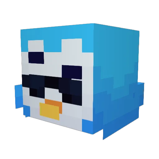 psilvasonic Minecraft avatar head, 3D render