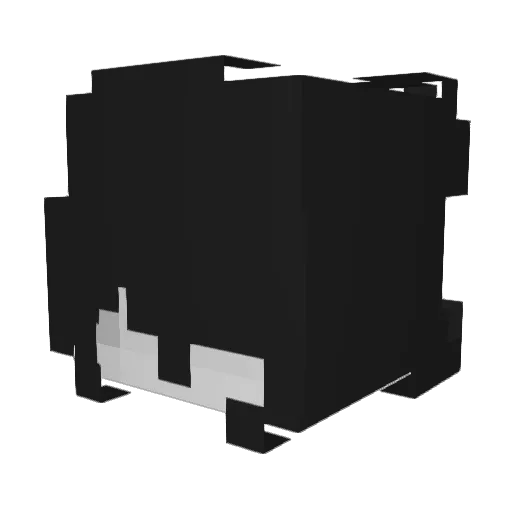 psinka0_0 Minecraft avatar head, 3D render