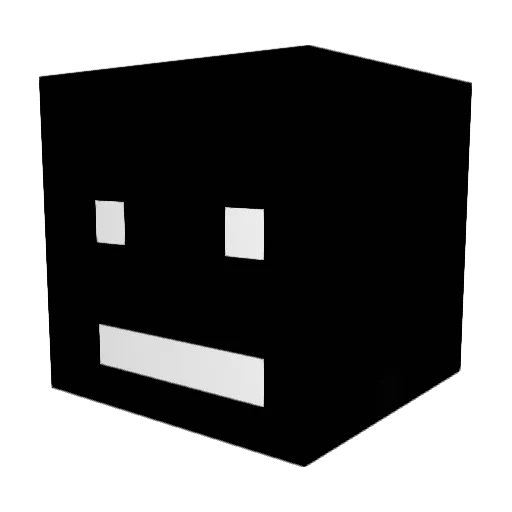 psj102201 Minecraft avatar head, 3D render