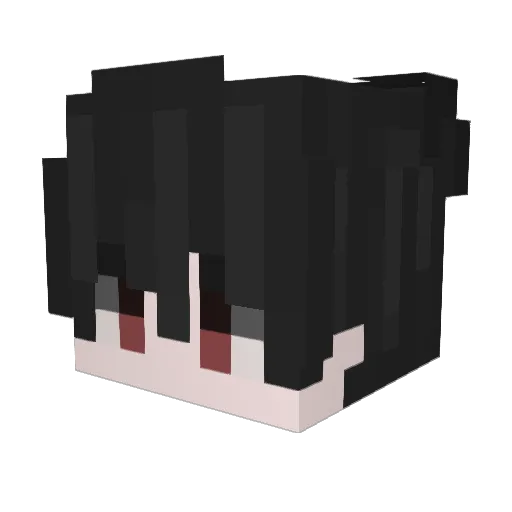 pso_kr Minecraft avatar head, 3D render