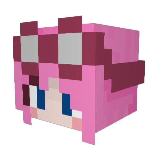 pspawesome Minecraft avatar head, 3D render