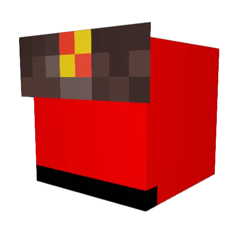 pspsppsppspspps Minecraft avatar head, 3D render