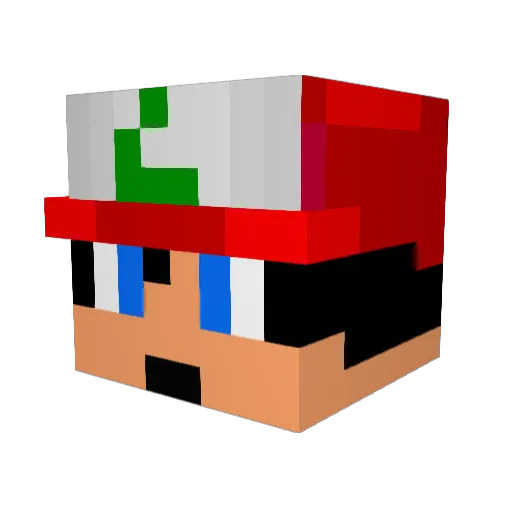 psssydestroyer Minecraft avatar head, 3D render