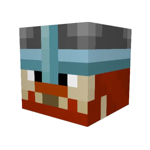 psteeleneg Minecraft avatar head, 3D render