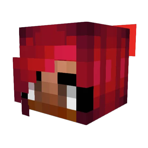 pstlbtch Minecraft avatar head, 3D render