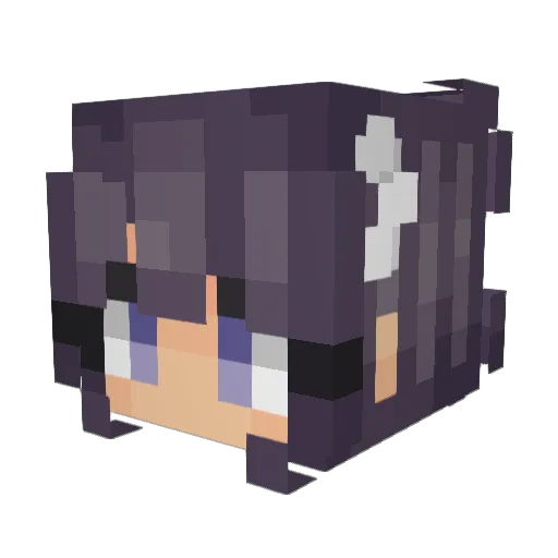 psu80e Minecraft avatar head, 3D render