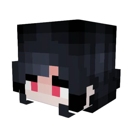 psychadelk Minecraft avatar head, 3D render