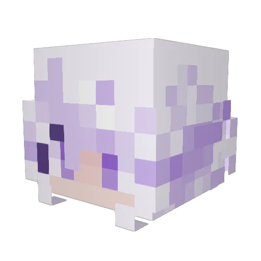 psychesong Minecraft avatar head, 3D render