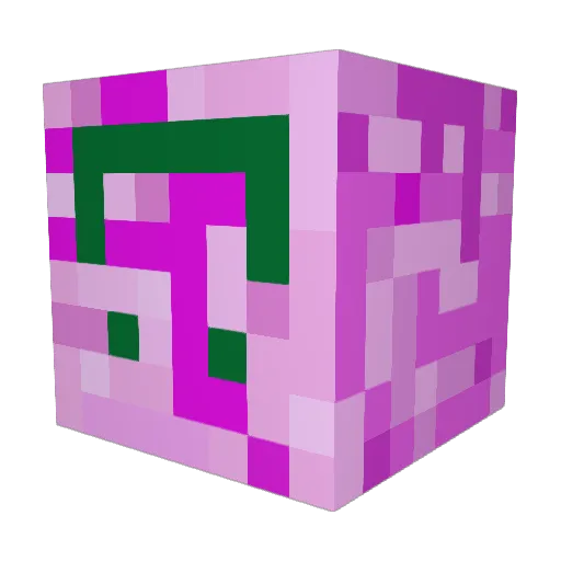 psychiepoo Minecraft avatar head, 3D render