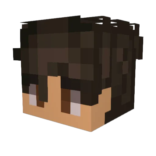 psycho179 Minecraft avatar head, 3D render