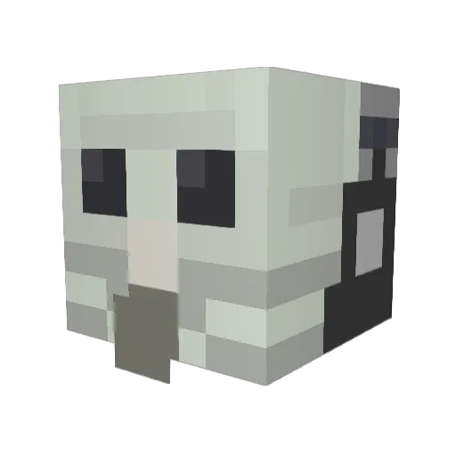 psycho210 Minecraft avatar head, 3D render
