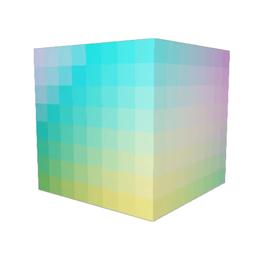 psychofriend Minecraft avatar head, 3D render