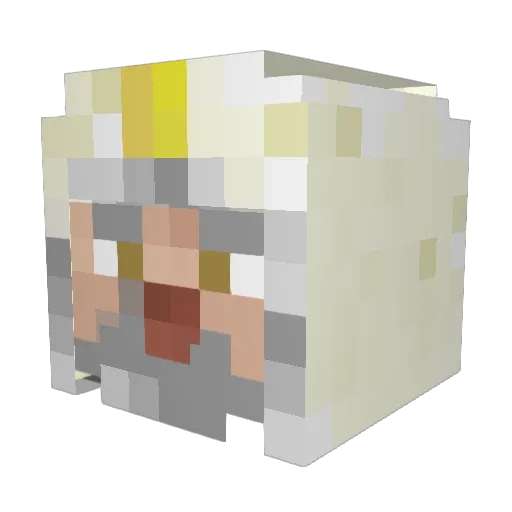 psychokitty01 Minecraft avatar head, 3D render