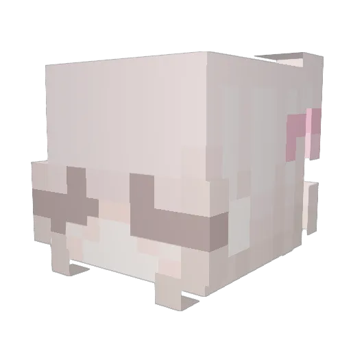 psychololxd Minecraft avatar head, 3D render