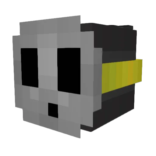 psychonerd1 Minecraft avatar head, 3D render
