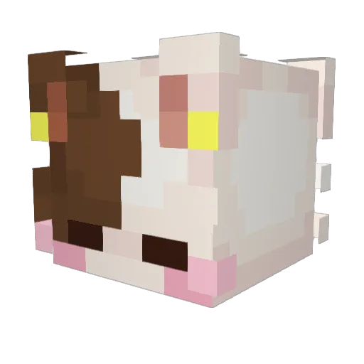 psychopanda0404 Minecraft avatar head, 3D render