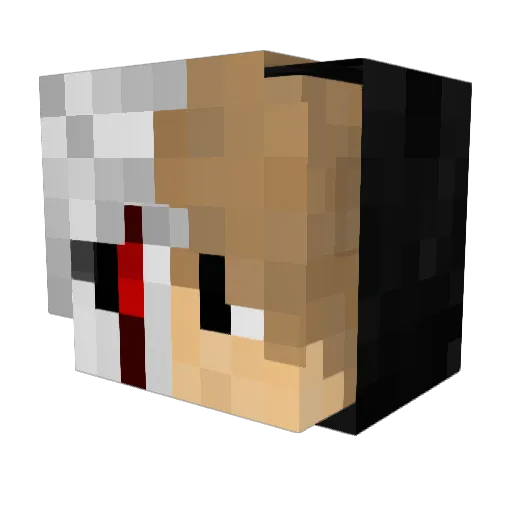 psychopath1234 Minecraft avatar head, 3D render