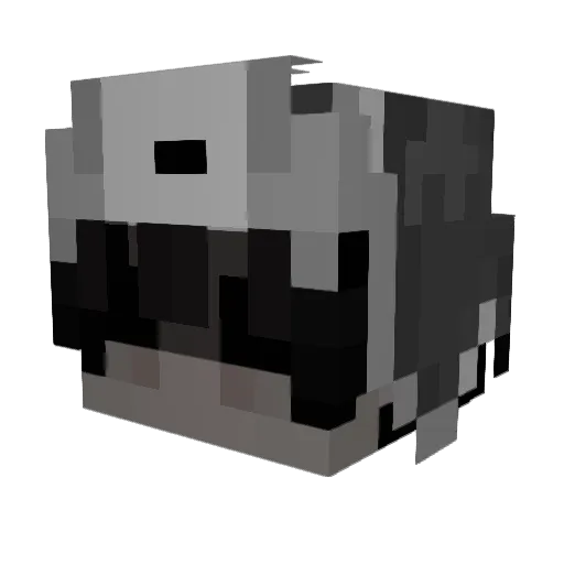 psychopathxc Minecraft avatar head, 3D render