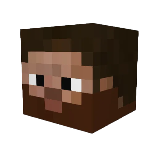 psycstorm Minecraft avatar head, 3D render