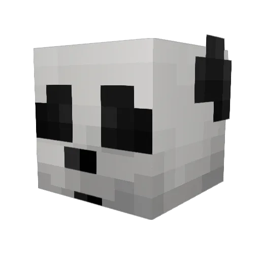 psykuma Minecraft avatar head, 3D render
